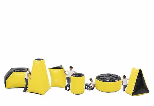 Buy a set of archery bunker obstacles in yellow