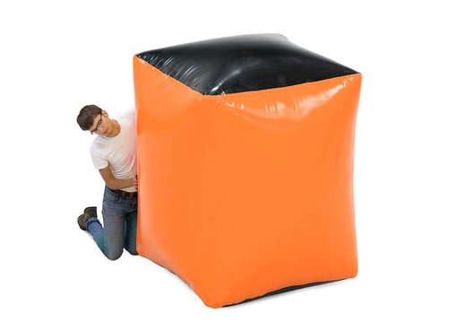 Orange airtight obstacle square to use in an archery bunker for sale