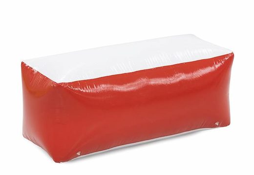 Buy inflatable airtight obstacle red rectangular shape to hide behind in archery bunker