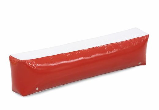 Order inflatable airtight obstacle red rectangular shape to hide behind in archery bunker