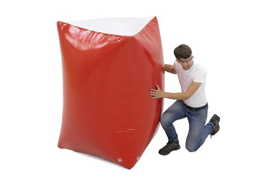 Buy inflatable airtight obstacle red to use in an archery bunker