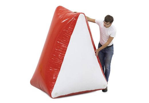 Buy inflatable airtight obstacle red triangle to use in an archery bunker