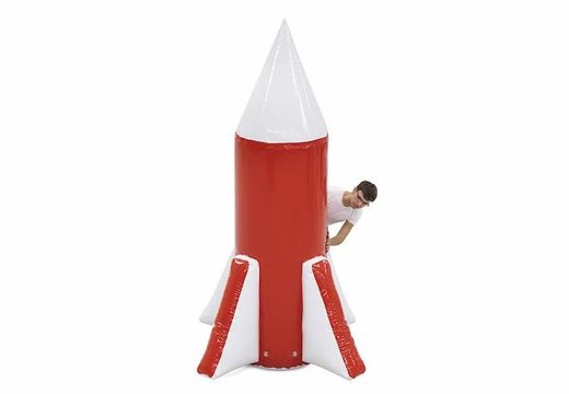 Buy Inflatable Airtight Obstacle Red Rocket to Hide Behind in Archery Bunker