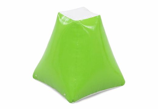 Order triangular green airtight obstacle for in an archery bunker