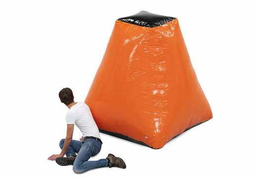 Buy an inflatable airtight orange obstacle for an archery bunker