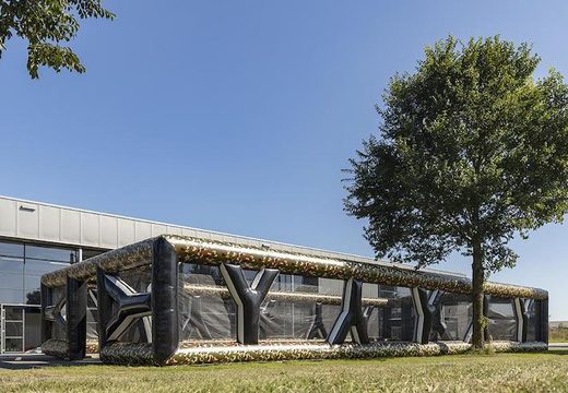 Order inflatable archery bunker in camo colors to play against each other