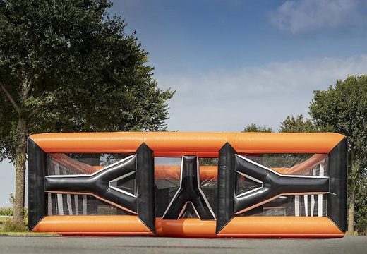 Buy orange inflatable archery board in which obstacles can be placed