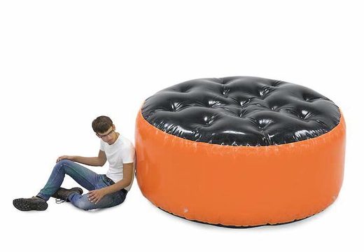 Buy an obstacle airtight inflatable cylinder in orange for an archery bunker