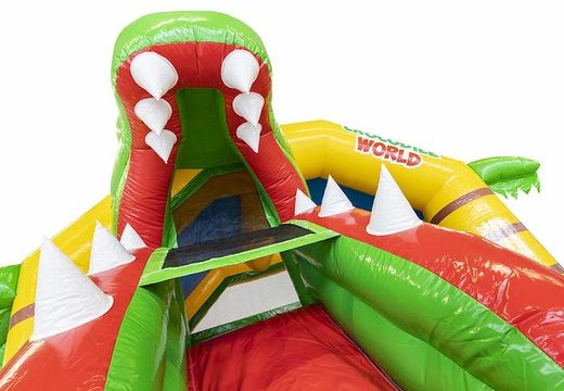 Crocodile Shaped Inflatable Bouncer With Slide For Sale For Kids