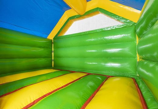 Order inflatable bouncy castle with slide in the shape of a crocodile for children