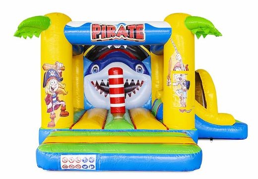 pirate themed compact inflatable air cushion for kids for sale