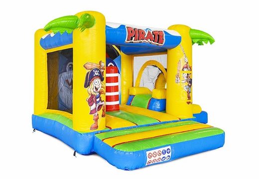 order compact inflatable air cushion in pirate theme for children