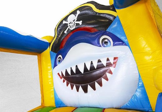 Buy compact inflatable inflatable bouncer in pirate theme for children
