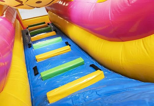 Order inflatable compact slide bouncy castle for children in hawaii theme