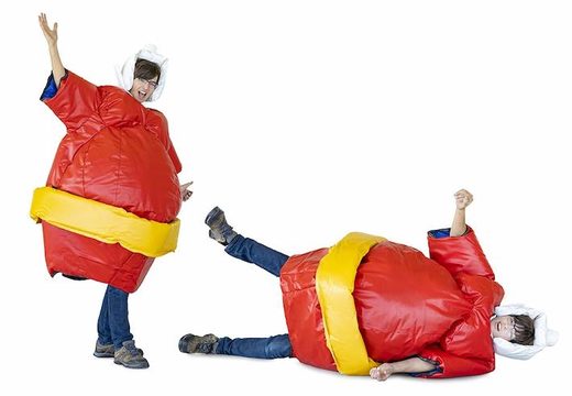 Buy Christmas style sumo suits with red and yellow
