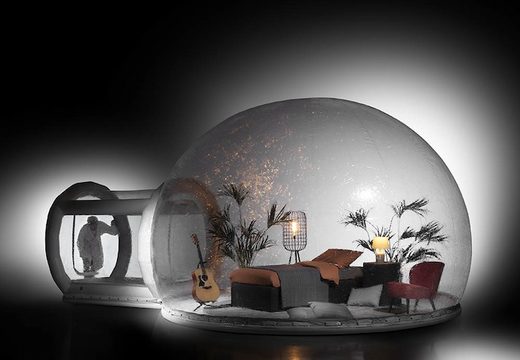 Order inflatable transparent dome with transparent tunnel