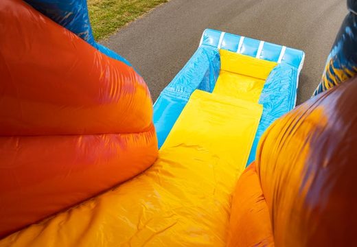 Order Multiplay super inflatable air cushion in beach theme blue yellow orange for children
