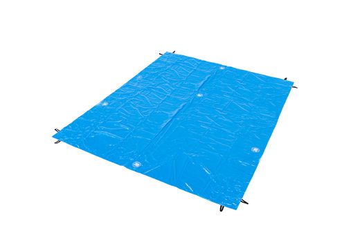 Buy a groundsheet of 9 meters by 6 meters for under an inflatable in blue