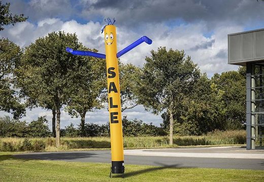 Order the 6m high inflatable skydancer sale online now in a yellow color at JB Inflatables America. Buy standard inflatables tubes for every event