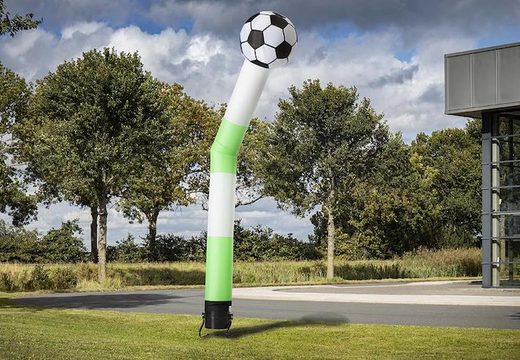 Buy the skydancer with 3d ball of 6m high in white green online now at JB Inflatables America. Order this skydancer directly from our stock
