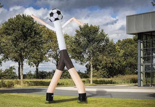 Buy the skyman skydancer with 2 legs and 3d ball of 6m high in white online at JB Inflatables America. All standard inflatable skydancers are delivered very fast