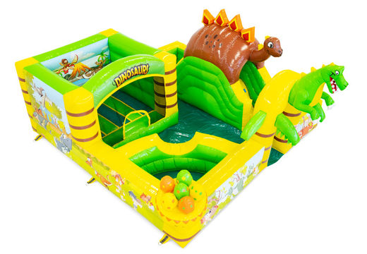 Buy a large inflatable air cushion in a Dino theme for children. Order inflatables online at JB Inflatables America