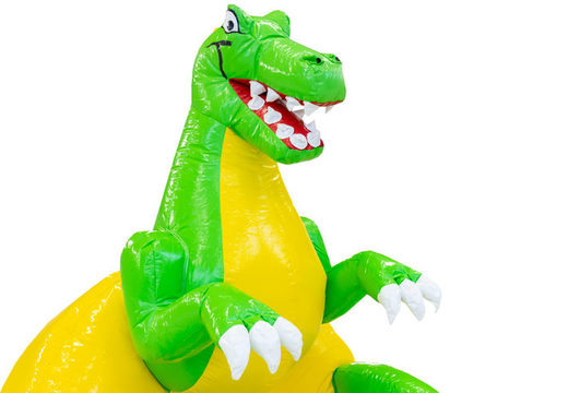 Buy colored inflatable park in Dino theme for children. Order inflatables online at JB Inflatables America