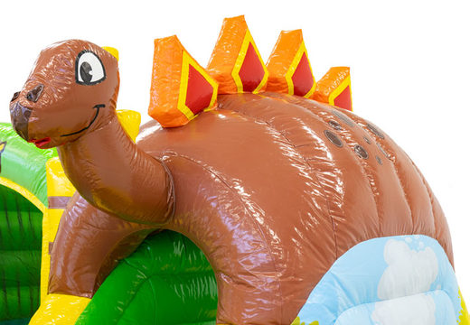 Order Inflatable Dino bouncy castle with prints for children. Buy bouncy castles online at JB Inflatables America