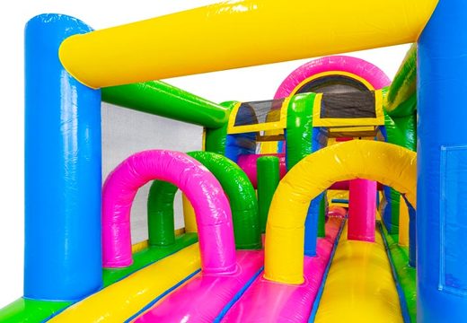 Buy obstacle course in Happy colors for kids. Order inflatable obstacle courses now online at JB Inflatables America