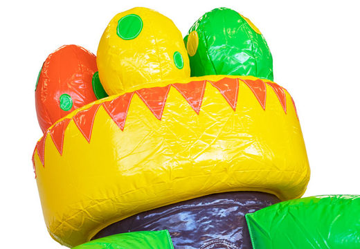 Order Dino 13m inflatable obstacle course for children. Buy inflatable obstacle courses now online at JB Inflatables America