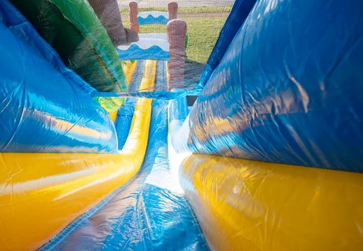 Buy Hawaii Drop and Slide inflatable water slide for kids. Order waterslides now online at JB Inflatables America