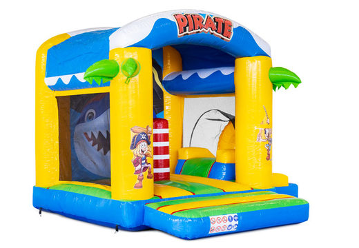 Order inflatable bouncy castle with slide and play object