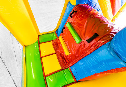 Inflatable multi box bouncy castle safari covered for sale
