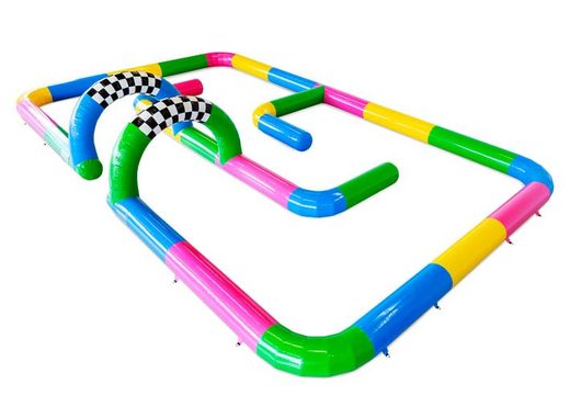 Large inflatable race track