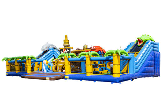 JB Inflatables large inflatable play park with a sea world theme